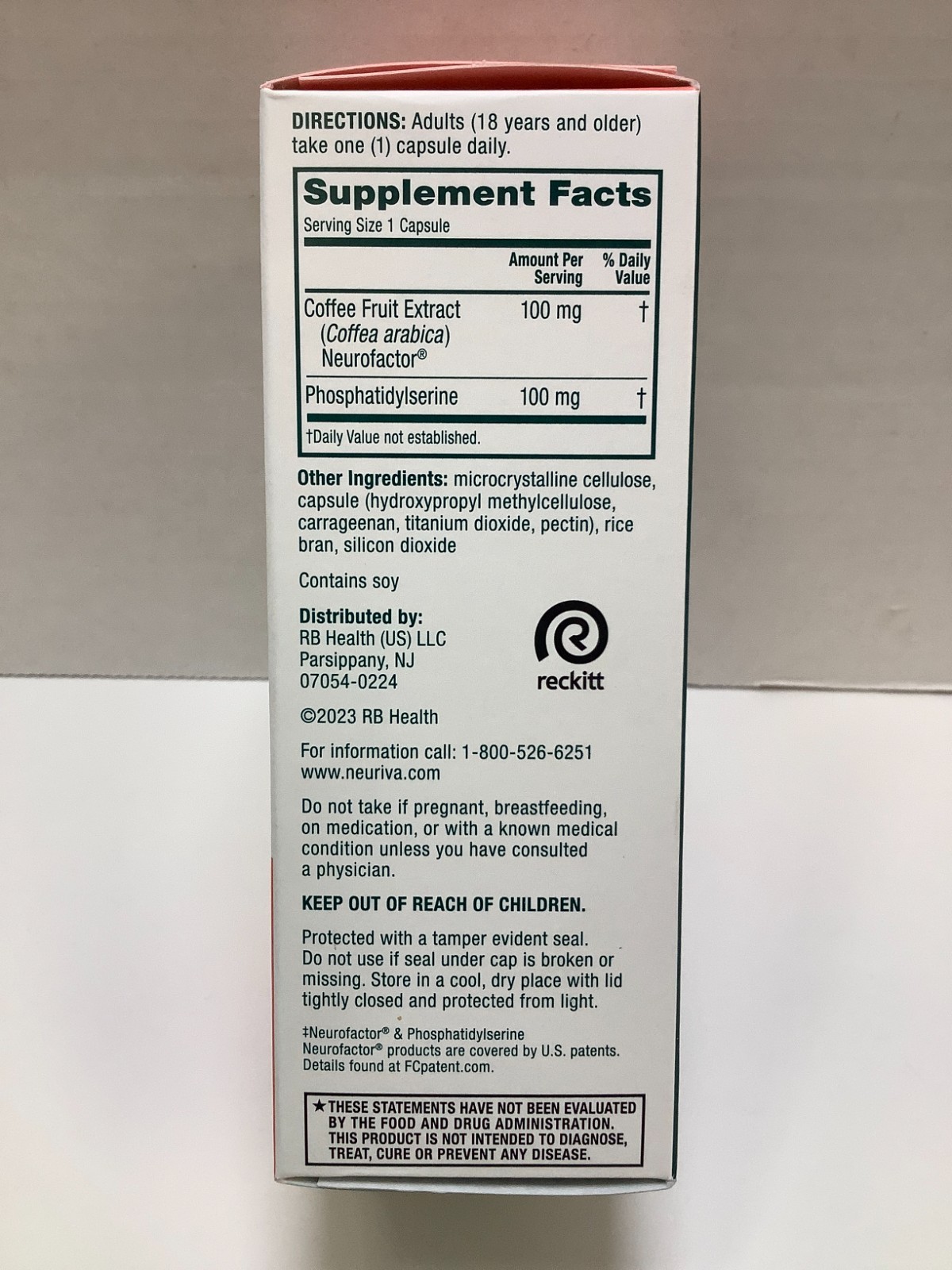 Neuriva Brain Health Original 5 Fuel 4 Memory Focus Concentration, 45ct, 10/2026