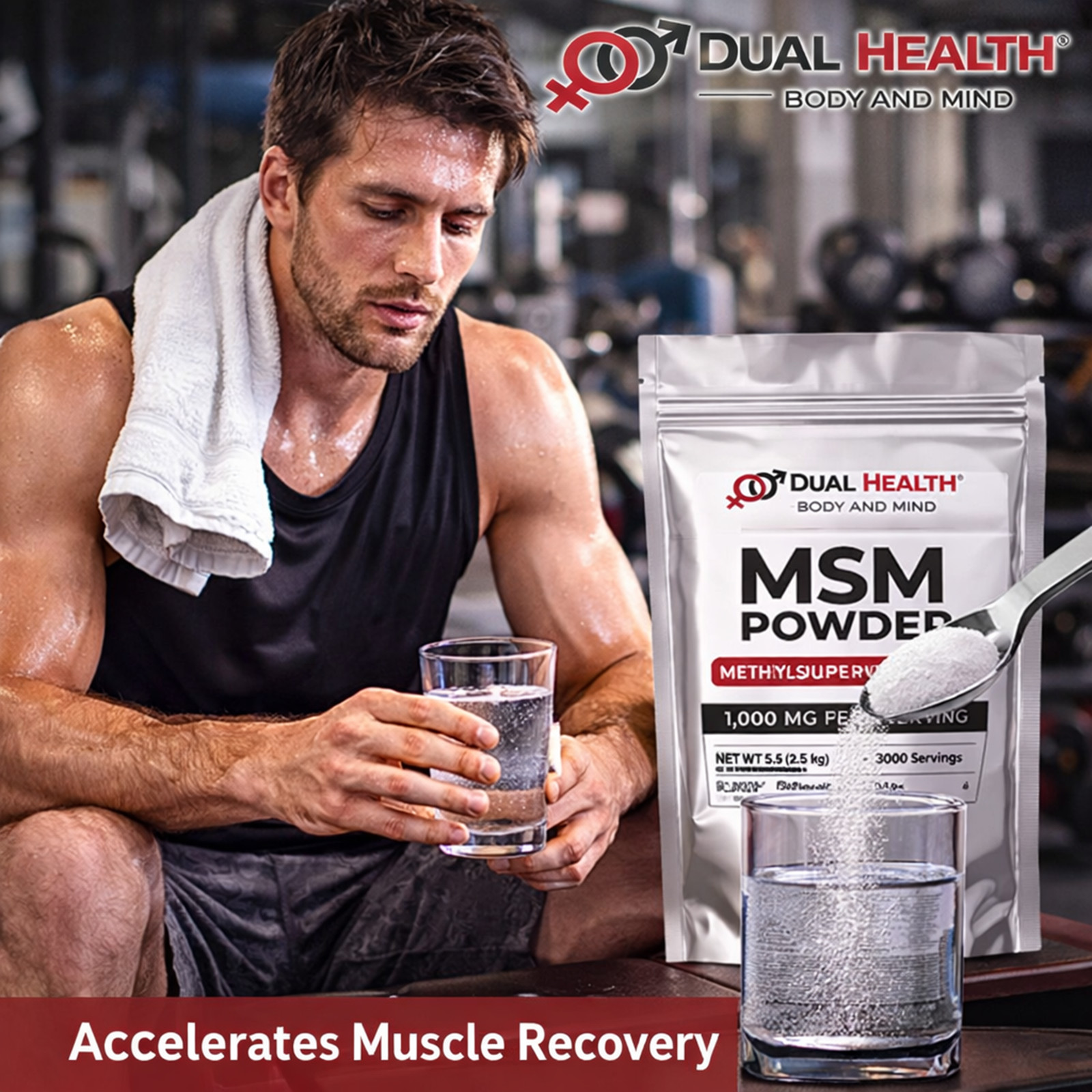 MSM Pure Methylsulfonylmethane Powder Distilled Crystals