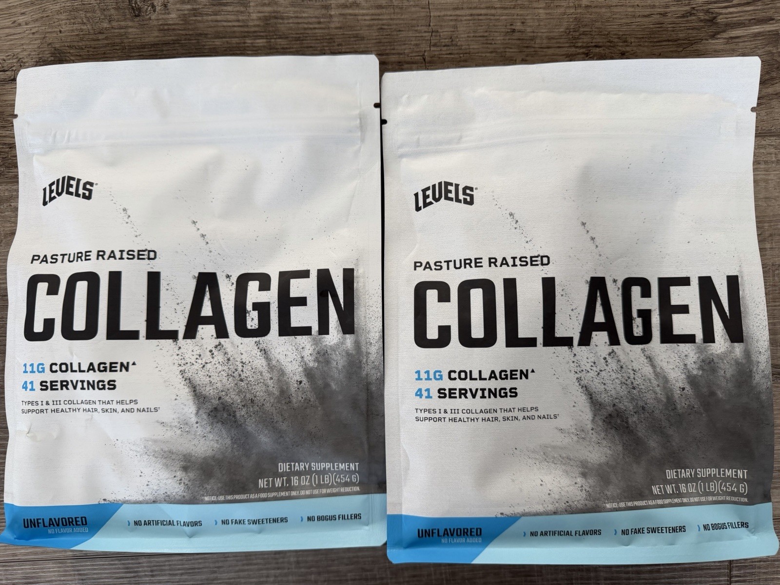 Levels Collagen Peptides, No Artificial Ingredients, 1 Lb 41 Servings 8/27