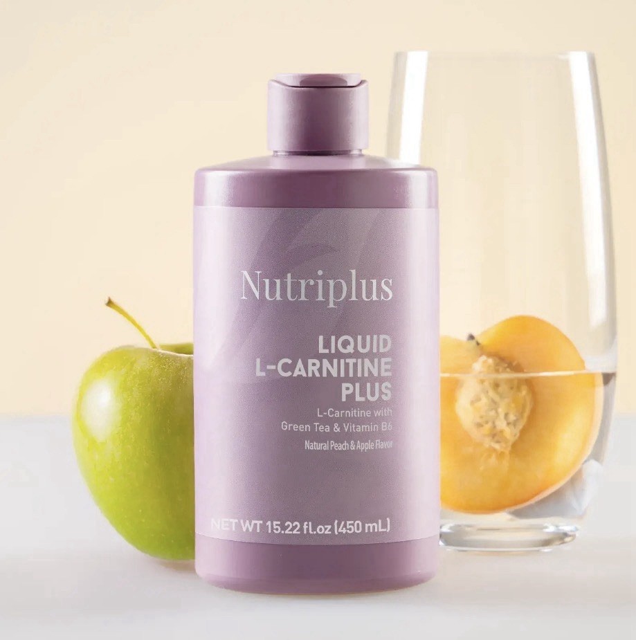 Nutriplus Liquid L-Carnitine Plus Green Tea Vitamin B6 Peach Apple 15.22 fl oz