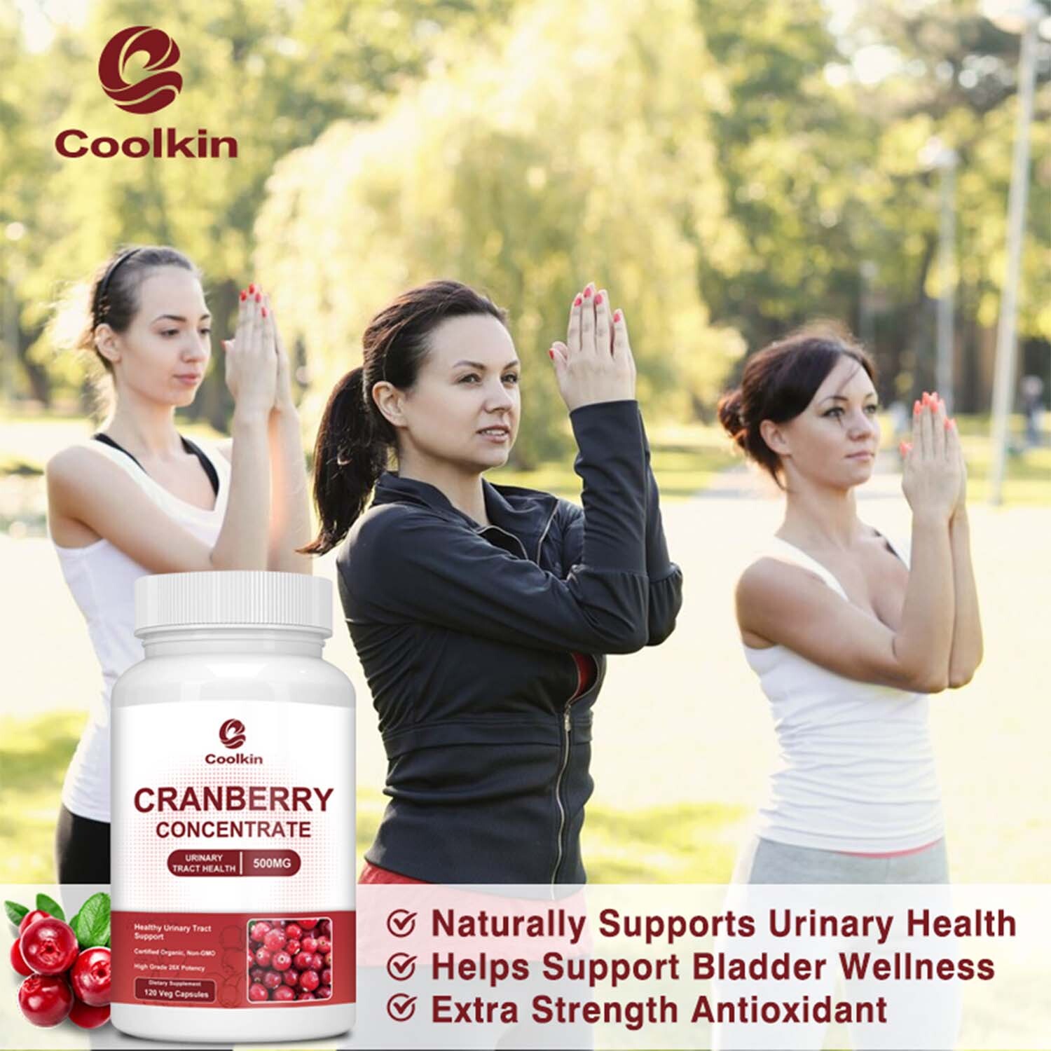 Cranberry Concentrate 500mg – Urinary Health,Bladder & Kidney,Cleansing & Detox