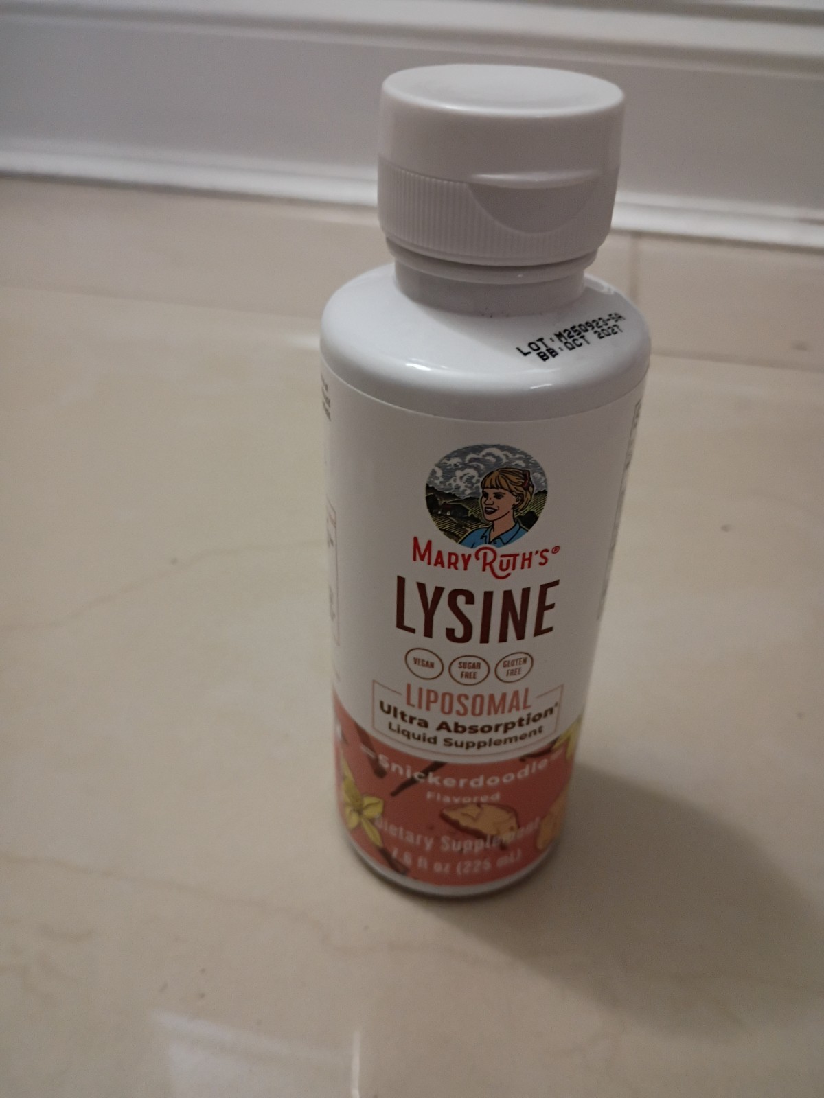 MARY RUTH’S MaryRuth’s, Lysine Liposomal, Snickerdoodle, 7.6 fl oz (225 ml)