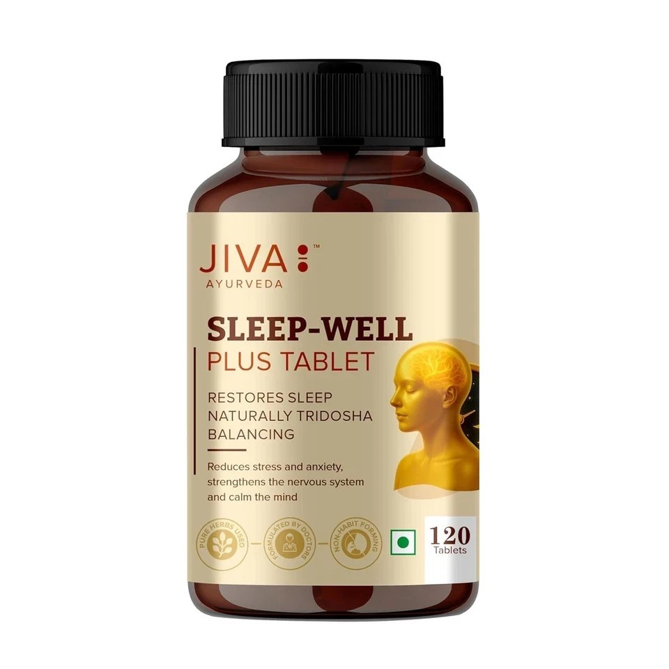 Sleep Well Plus Tablets | Non-Addictive | Supports Sleep, Relaxation (Pack of 3)
