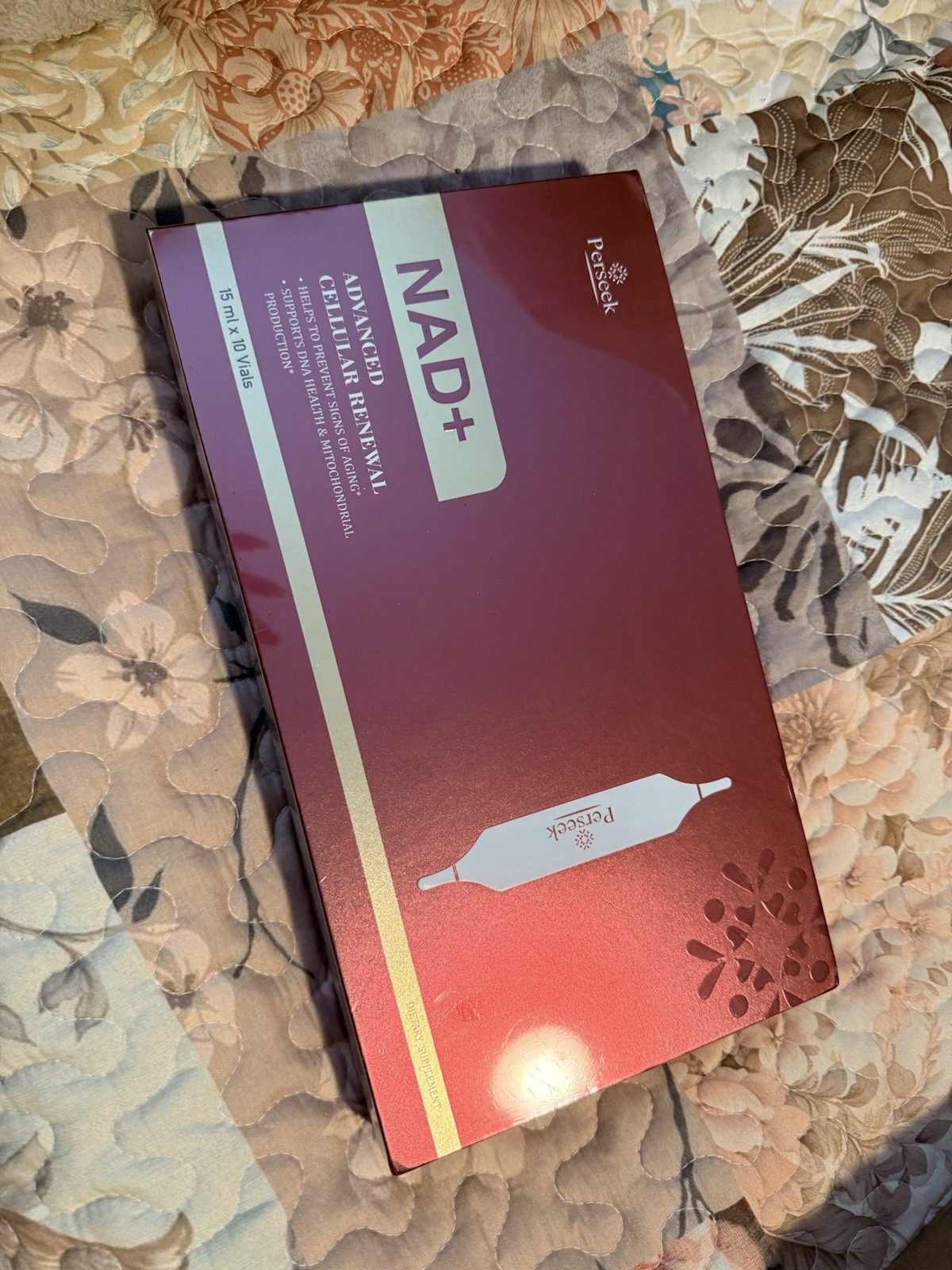 Perseek NAD for Anti-Aging – 1200Mg Advanced Cellular Renewal | Enhances Skin, E