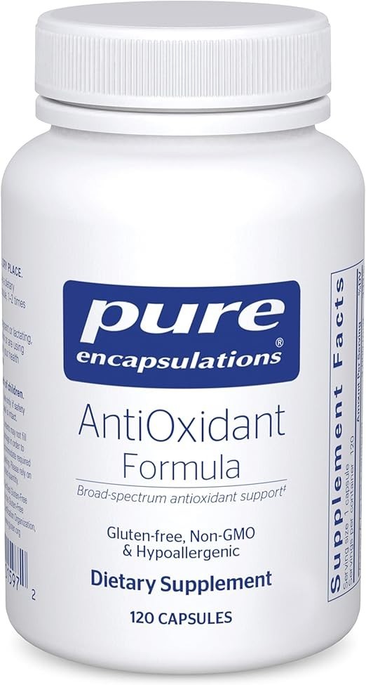Pure Encapsulations AntiOxidant Formula Broad Spectrum Antioxidant Support 120