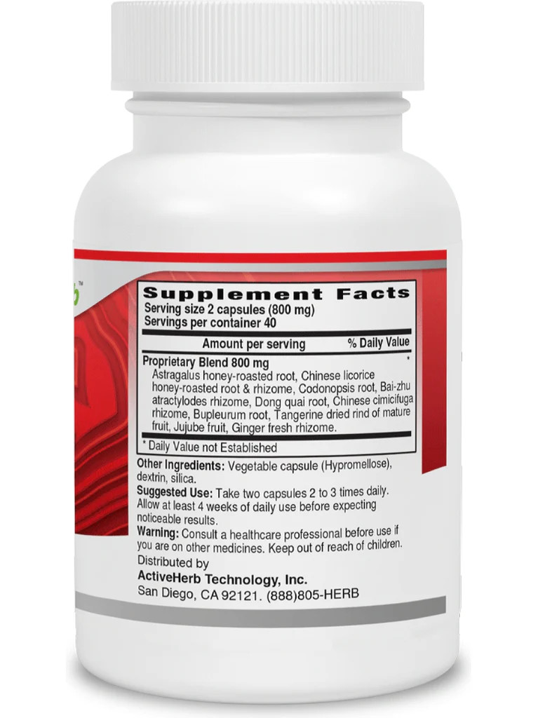 ActiveHerb QiVive 400mg 80 Veggie Capsules Herbal Dietary Supplement