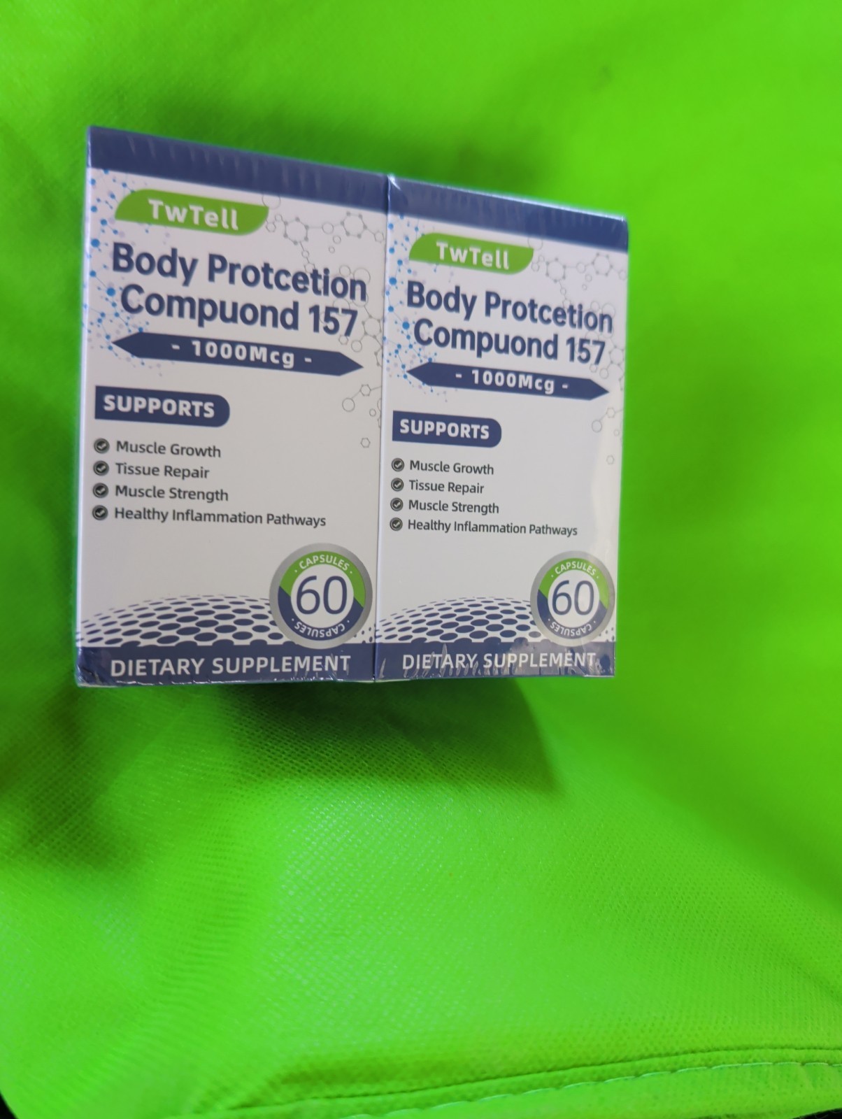 Body Protection Compuond 157 supports Muscle Growth/strength Tissue Repair 2 Pk