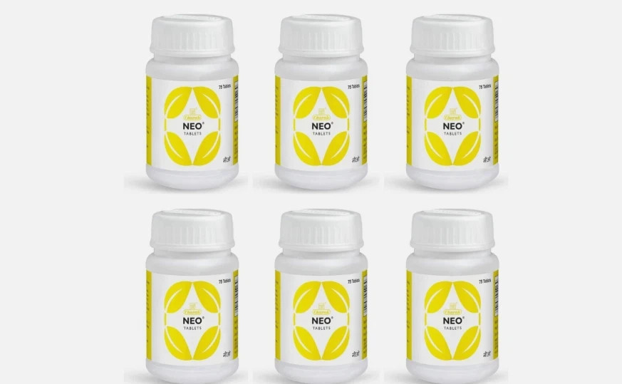 6 Tubs of Charak NEO 75 Tabs Each For Men’s Health Exp 2028