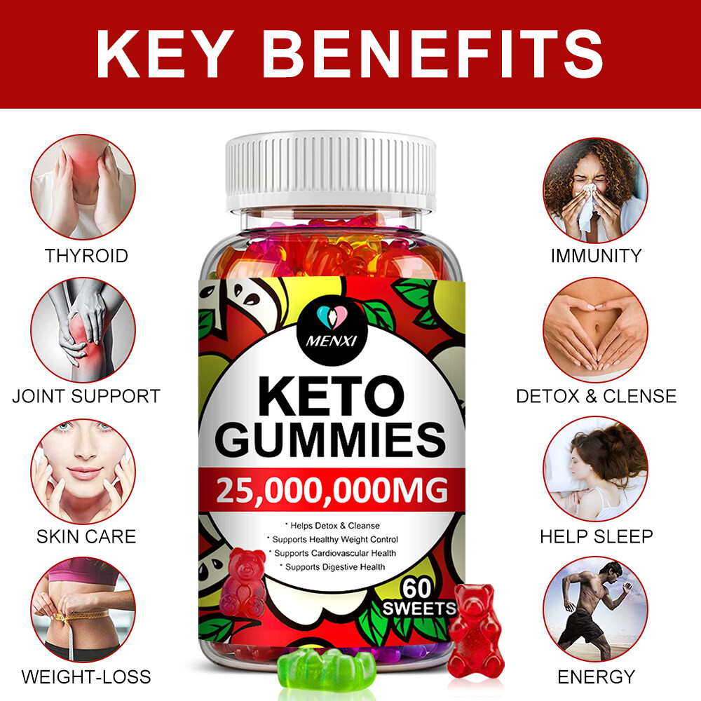 Keto ACV Gummies | Night Time Fat Burner Weight Loss Metabolism Supplement