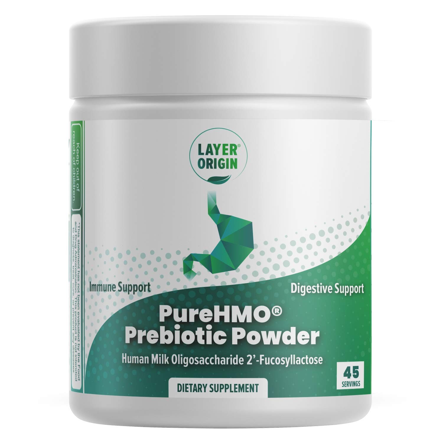 Pure HMO Human Milk Oligosaccharide Prebiotic Fiber Powder – 200 Billion