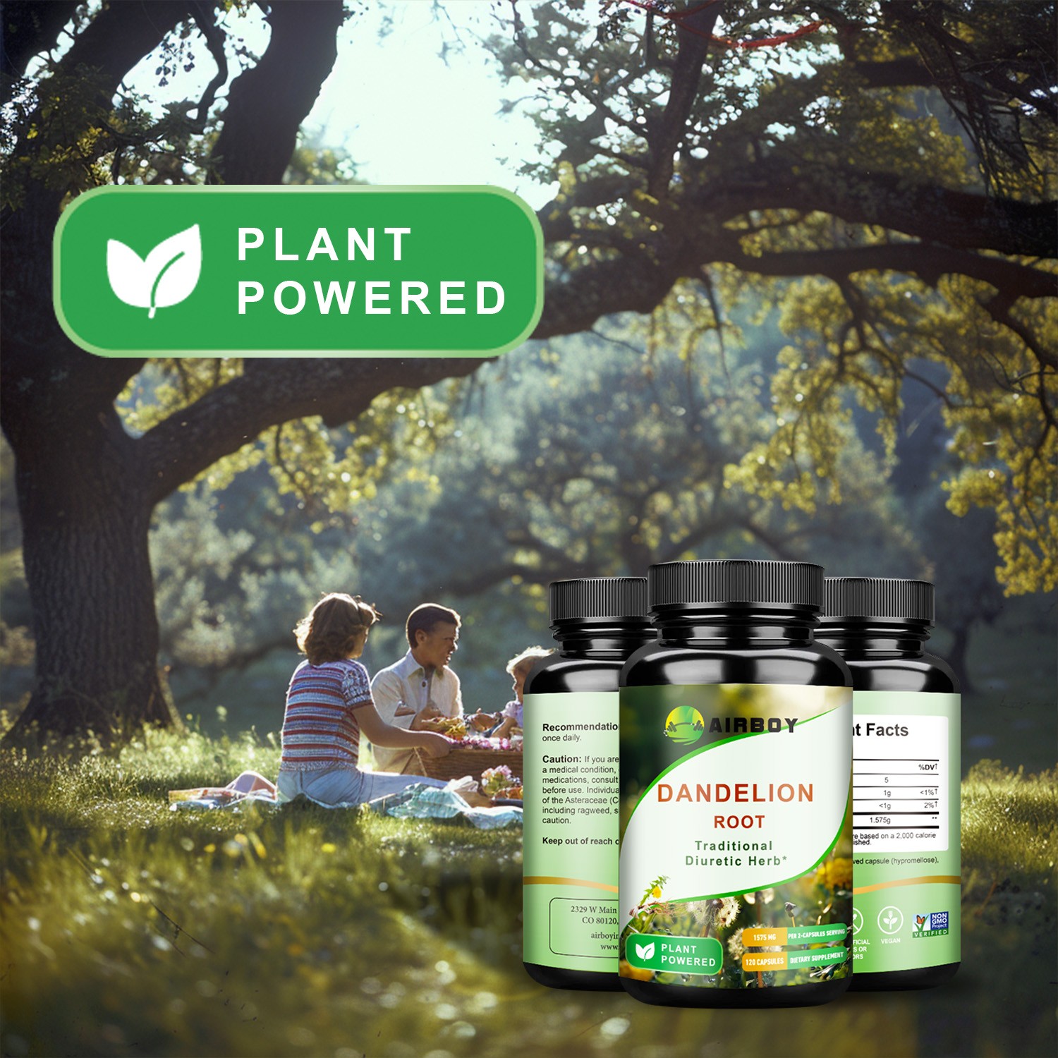 Dandelion Root 1575mg – Liver Kidney Health,Cleansing & Detox, Digestive Support