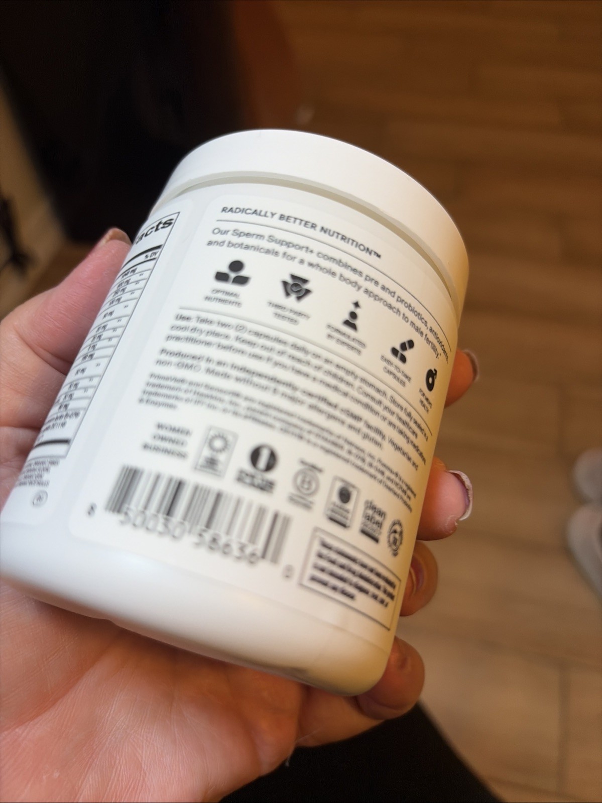 Sealed Needed Men’s Fertility Support Supplement 60 Caps