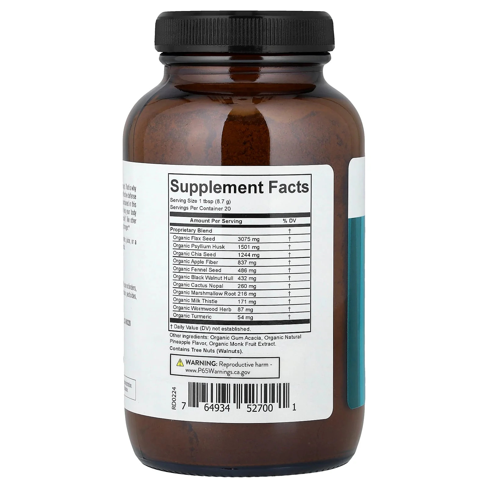 2 X Pure Planet, Organic Parasite Cleanse, Pineapple, 6.14 oz (174 g)