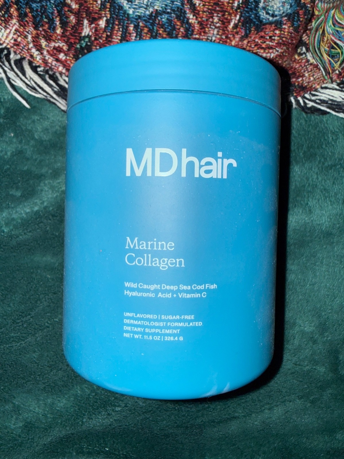 MD Hair Marine Collagen 11.5 oz (60 Servings) Unflavored *NEW SEALED*