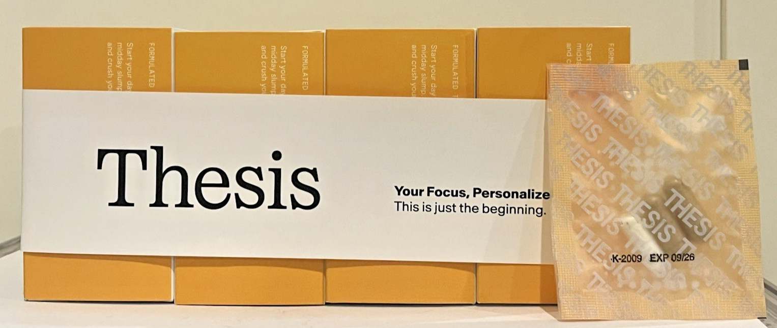 Thesis ENERGY Nootropic Supplement 4 boxes – 6 packets per box – $159+ Value