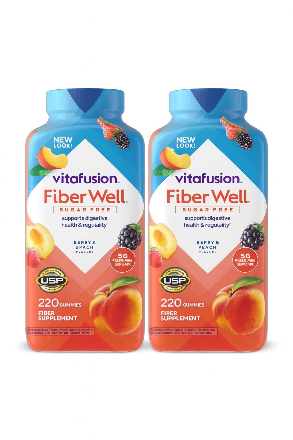 2 Pack Vitafusion Fiber Well Gummies (440 Ct.)