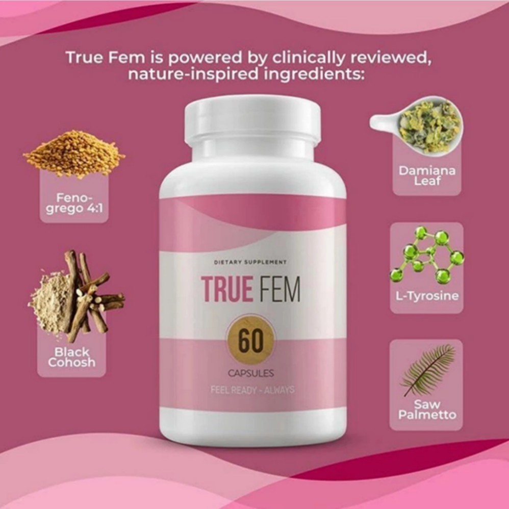 True Women’s Vitamin ，Truefem 13-in-1 Capsules Vegan, Fem Daily Balance (1Pcs)
