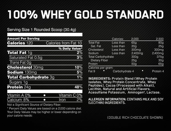 OPTIMUM NUTRITION GOLD STANDARD 100% WHEY PROTEIN 5LB Muscle Support & Recovery