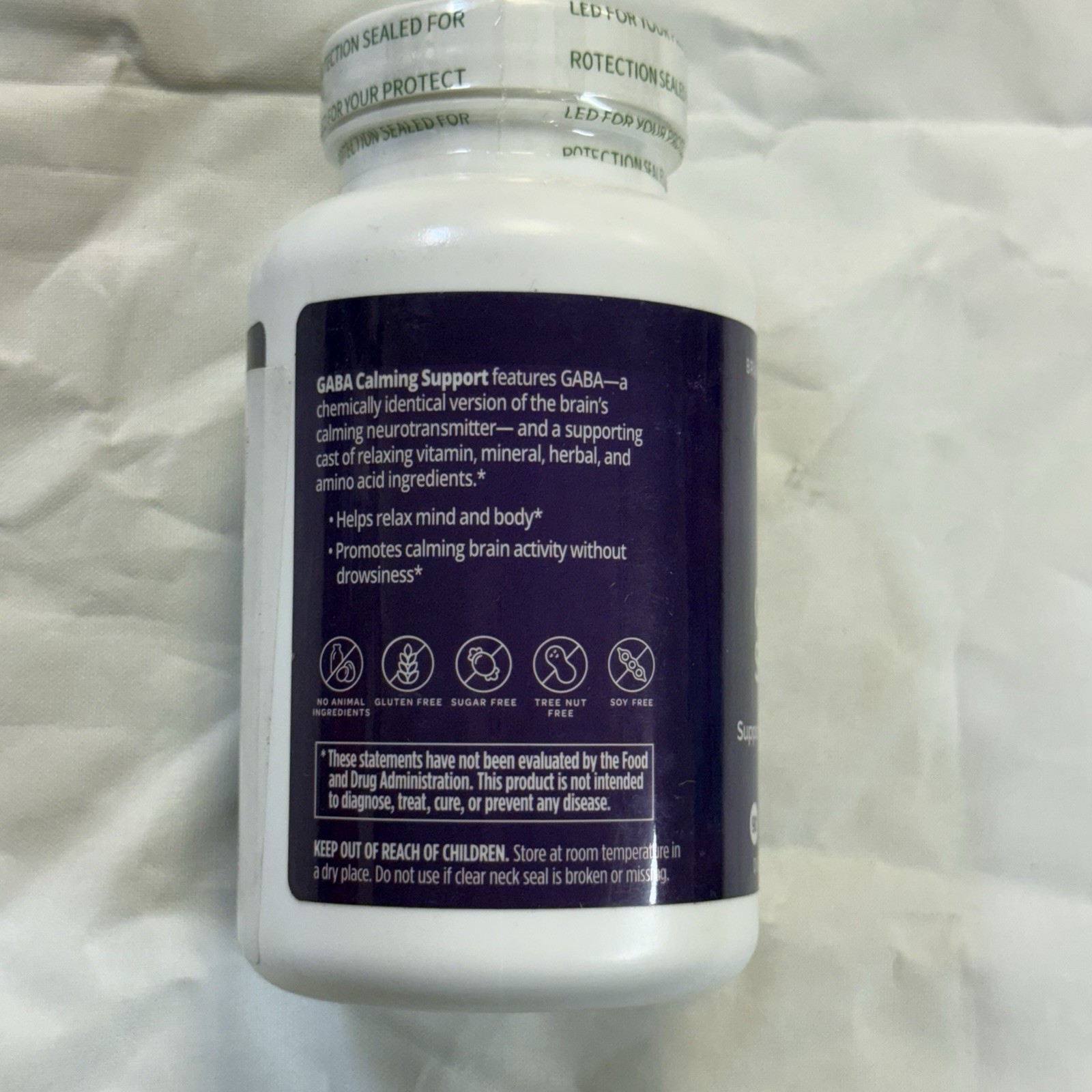 Brain MD GABA Calming Support 90 Vegan Capsules Best By 01 / 2027