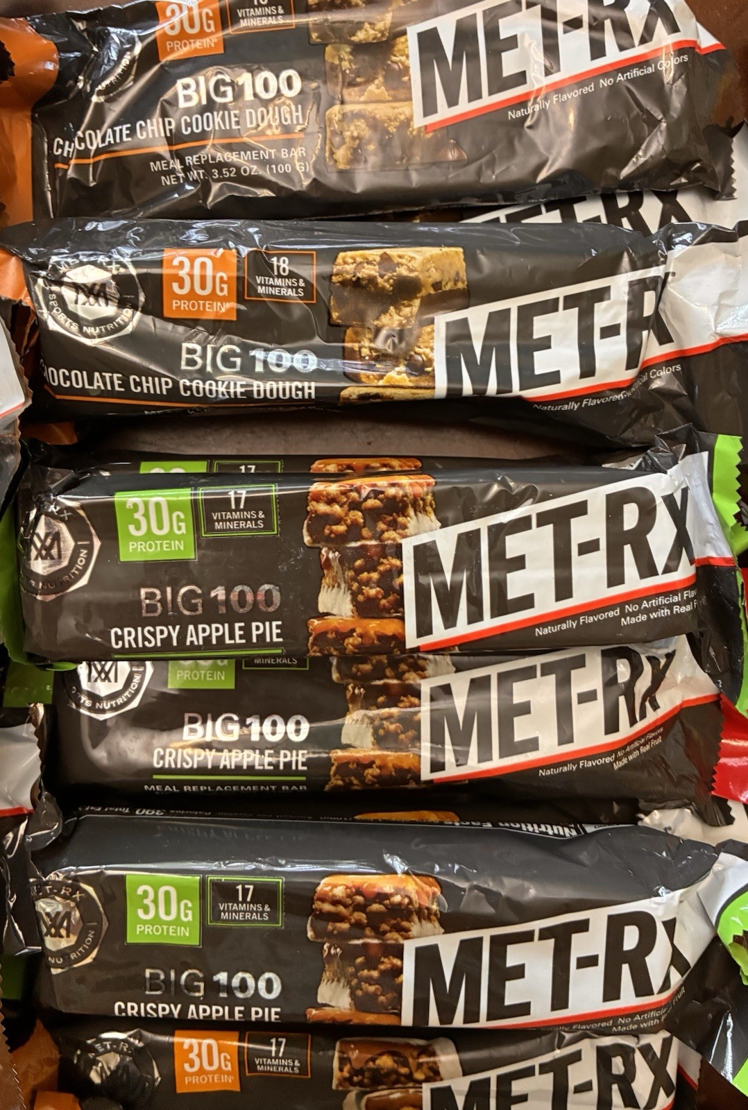 77 MET-RX GATORADE ONE BUILDERS FIT CRUNCH QUANTUM Protein bar QUEST Chip Muffin