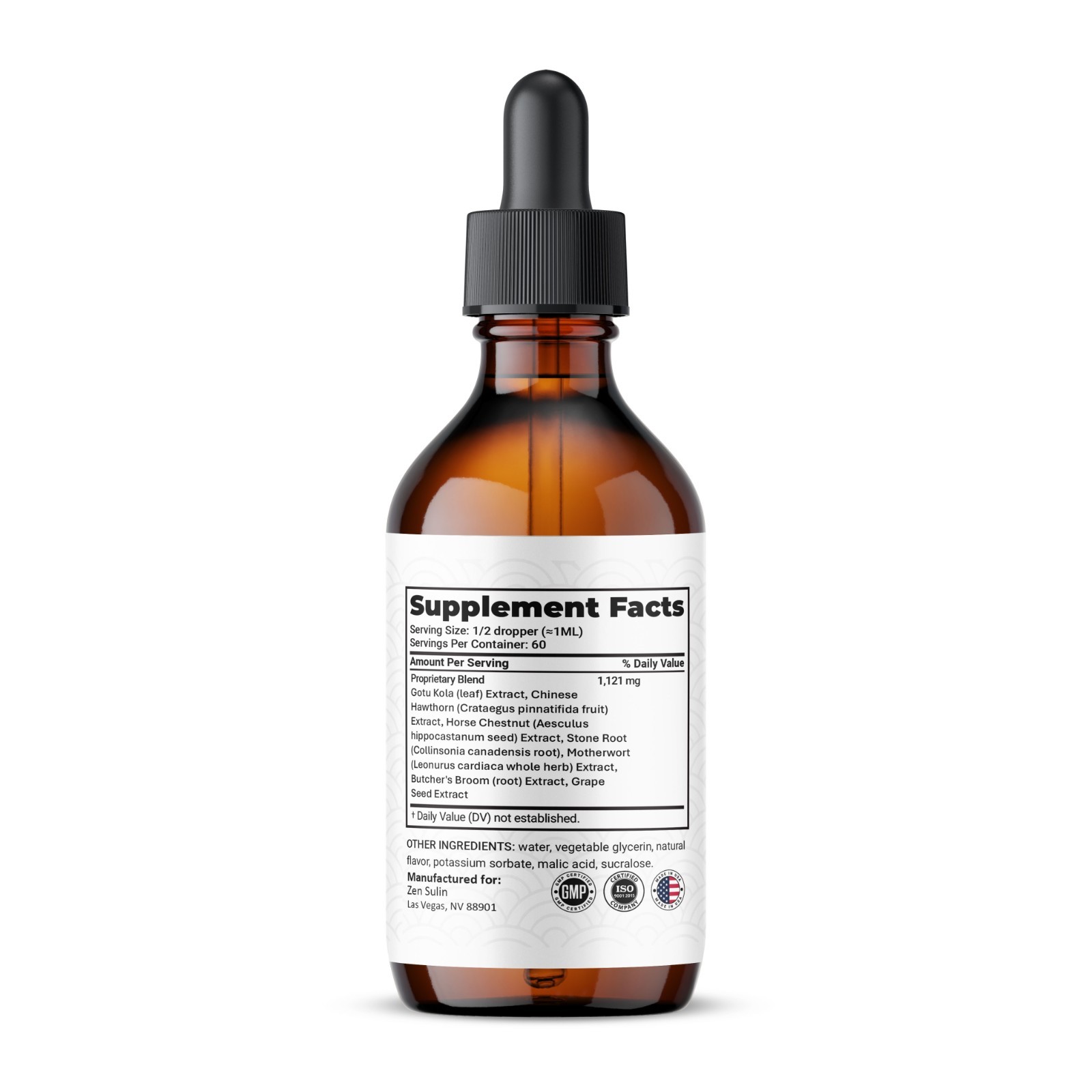 ZenSulin Drops Liquid Supplement, Natural Formula, Zen Sulin Drops (5 Pack)