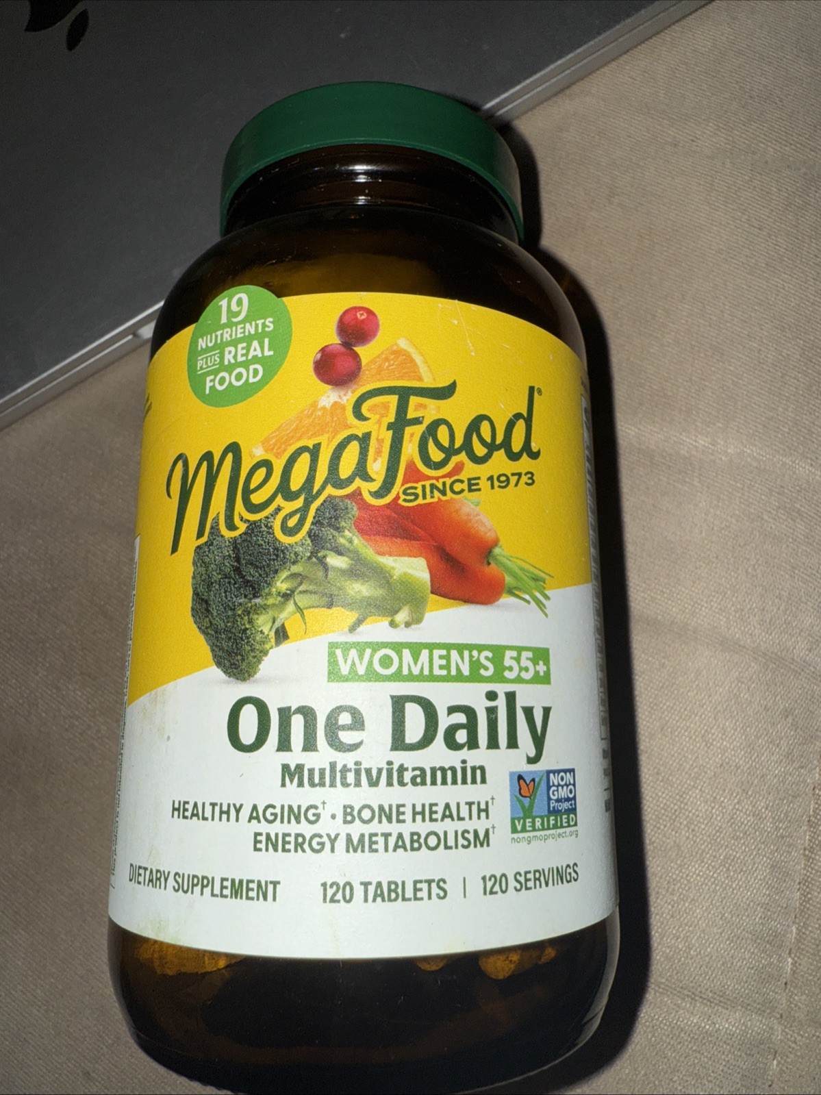 MegaFood Women’s 55+ One Daily Multivitamin 120 Ct Exp 8/27 +