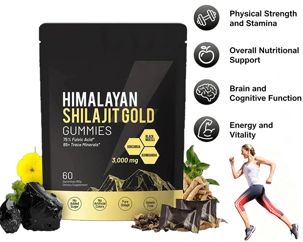 2026 Shilajit 60 Gummies, Shilajit Micronutrient Supplement, Himalayan high-q…