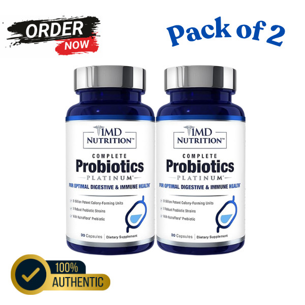 1MD Nutrition Complete Probiotics Platinum Prebiotics and Probiotics for Men