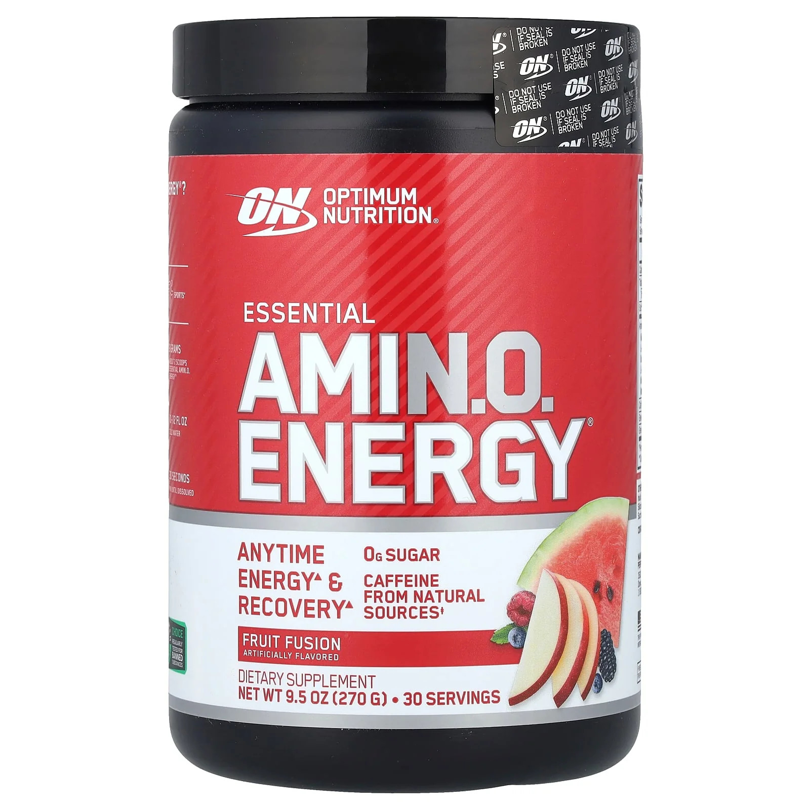 2 X Optimum Nutrition, Essential Amin.O. Energy�, Fruit Fusion, 9.5 oz (270 g)