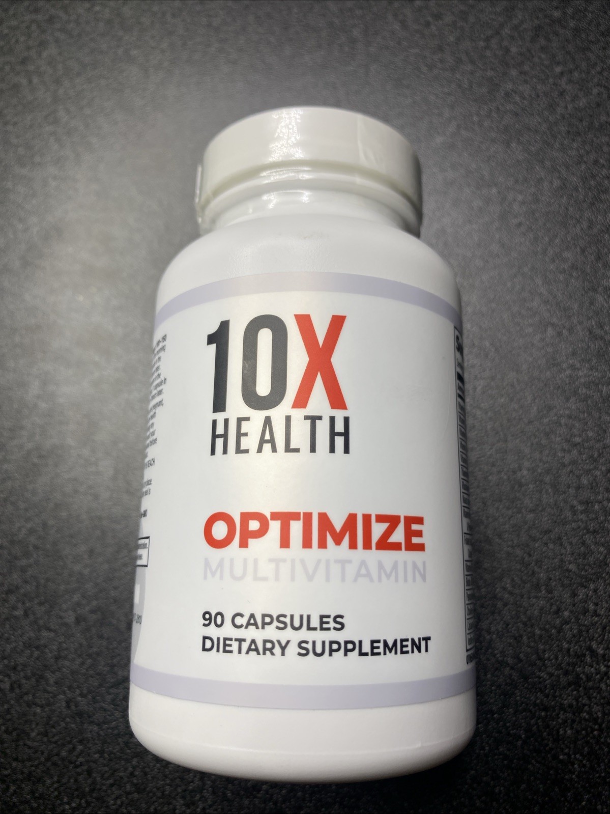 10X Health Optimize Methylated Multivitamin Men Women 90 Caps Exp 07/2027