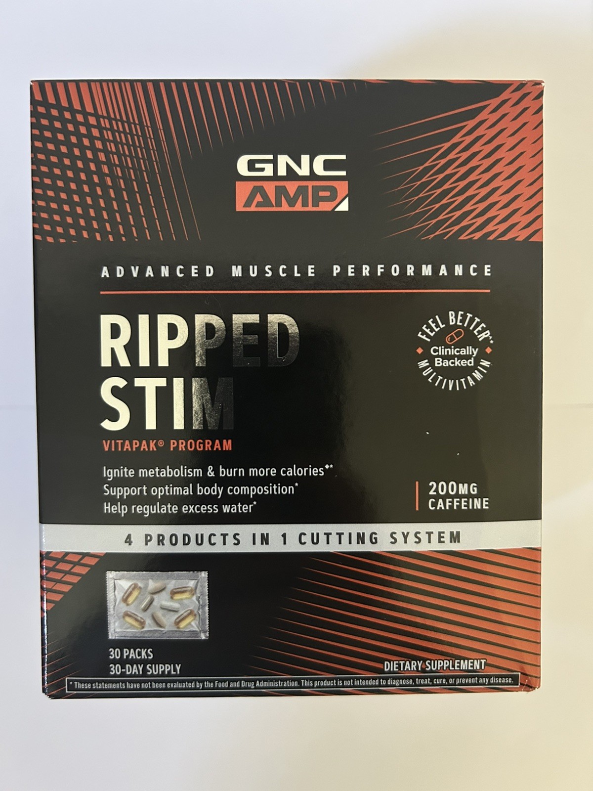 GNC Ripped Vitapak – 30-Day supply (Exp: 07/27)
