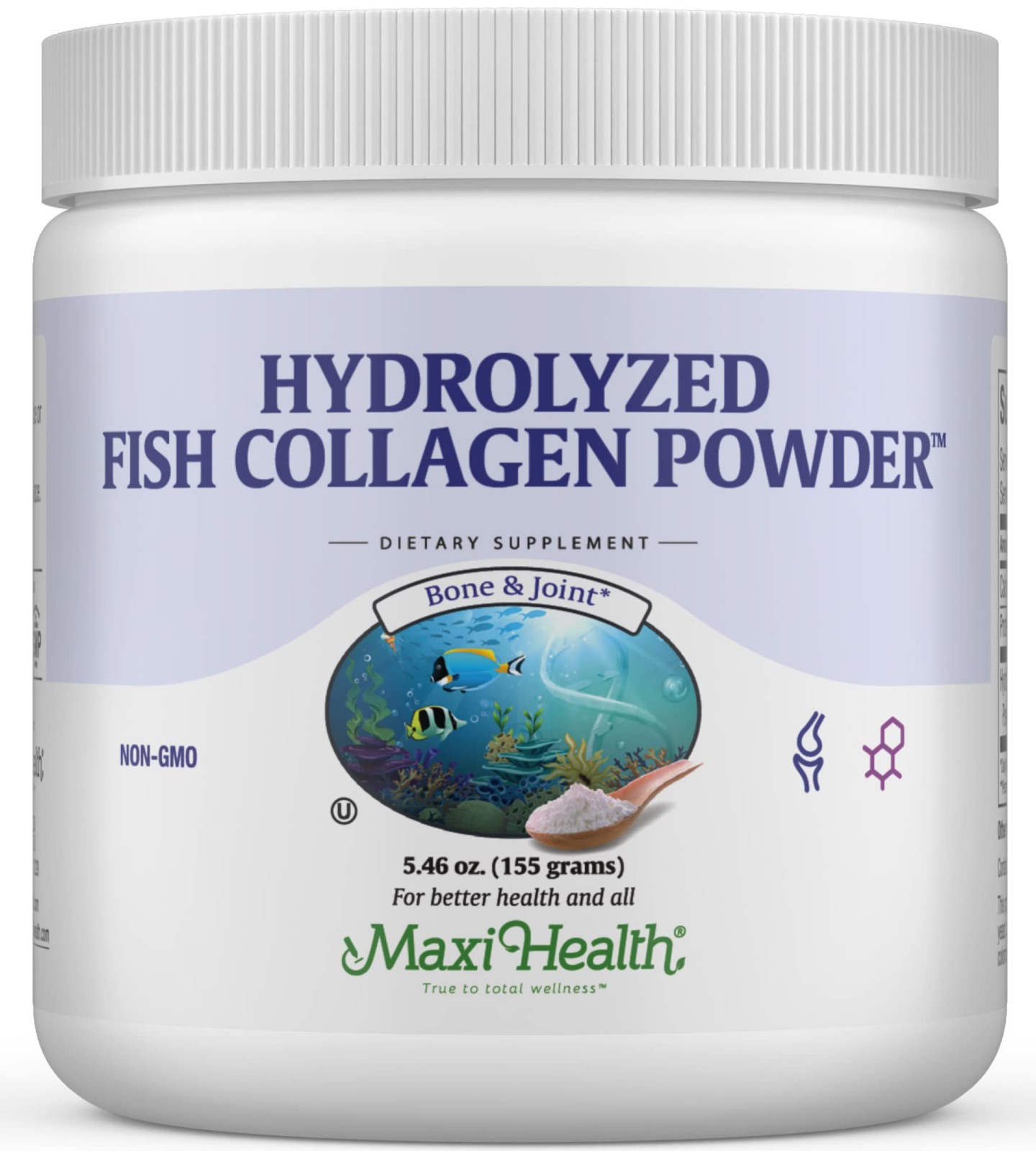Maxi Health Collagen Peptides Powder – Type I 5.46 Ounce (Pack of 1)