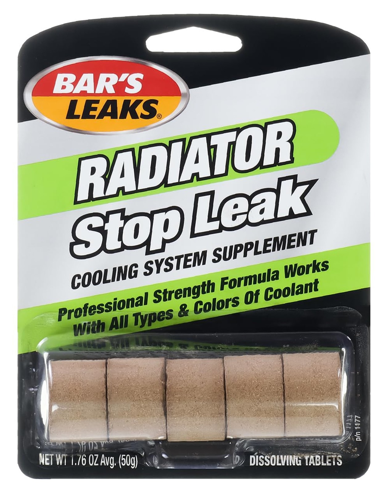1.76Oz Bar’S Leaks 1177 Radiator Stop Leak Tablets Cooling System Repair NEW