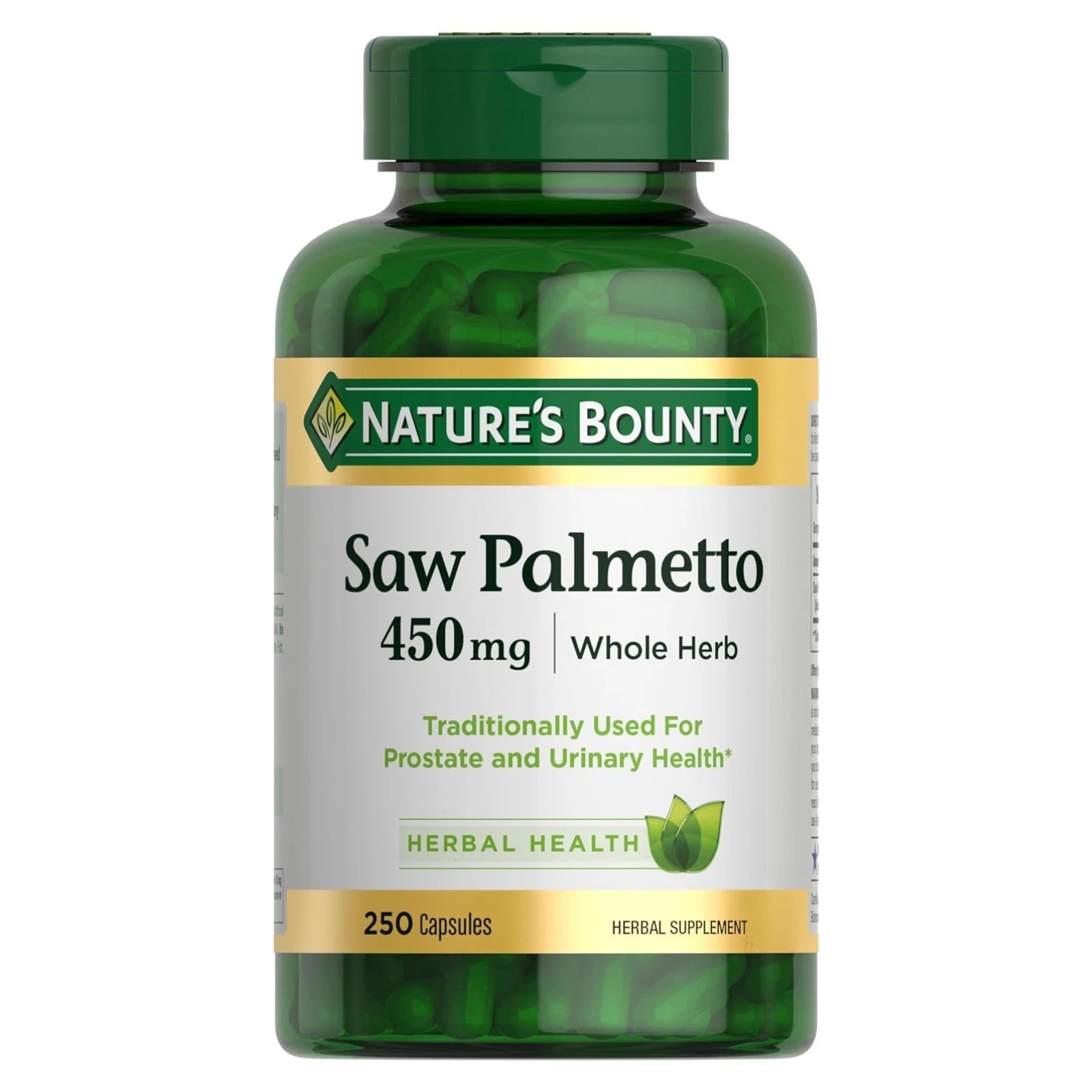 Nature’s Bounty Saw Palmetto 250 Count Herbal Supplement For Men’s Health