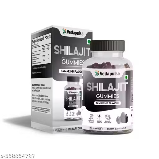 Premium Shilajeet Gummies Natural Energy & Wellness Support Vedapulse