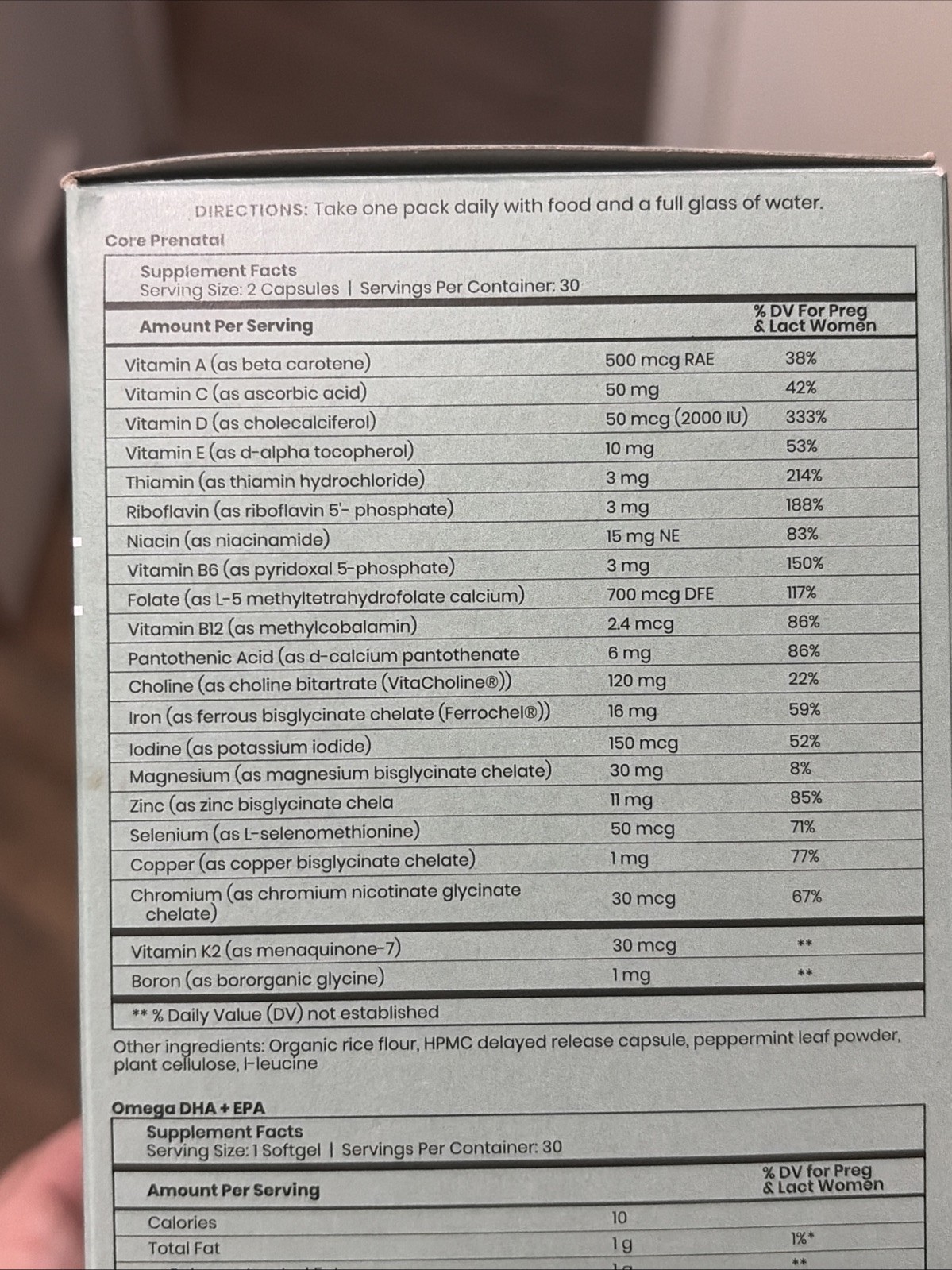 Perelel Mom Multi Support Pack Multivitamins And Supplements 30 Packs