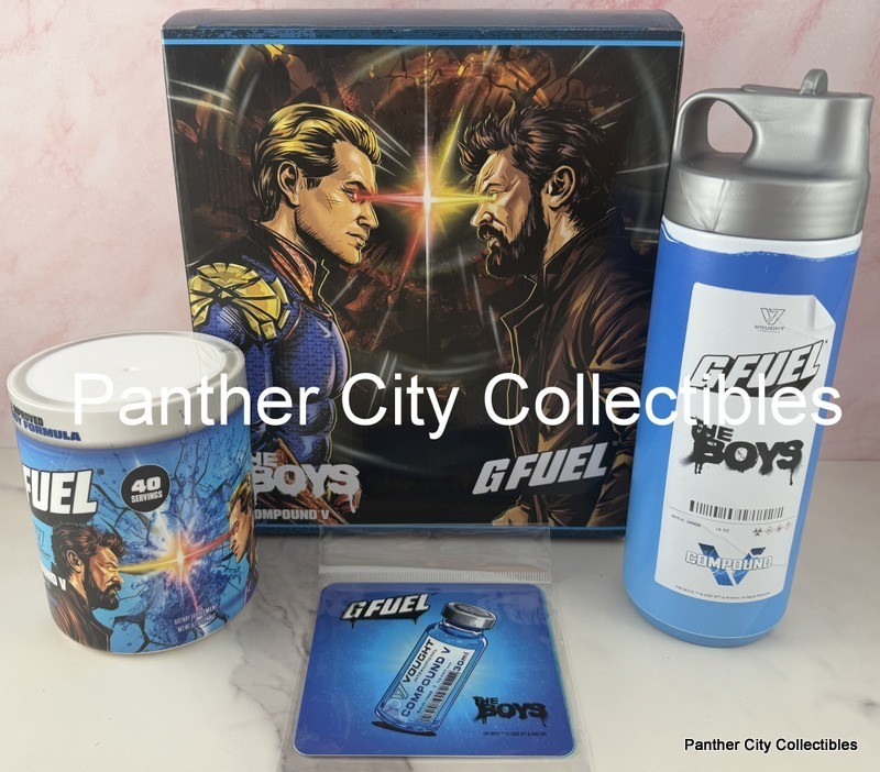 Compound V THE BOYS TV SHOW New G FUEL Collector’s Box 40 Serving Tub Shaker +