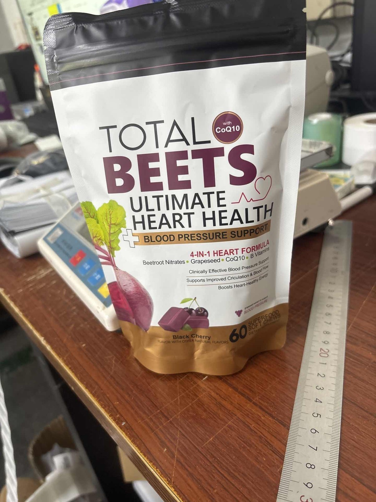 US FORCE FACTOR Total Beets Ultimate Heart Health Pressure Blood Support Chews