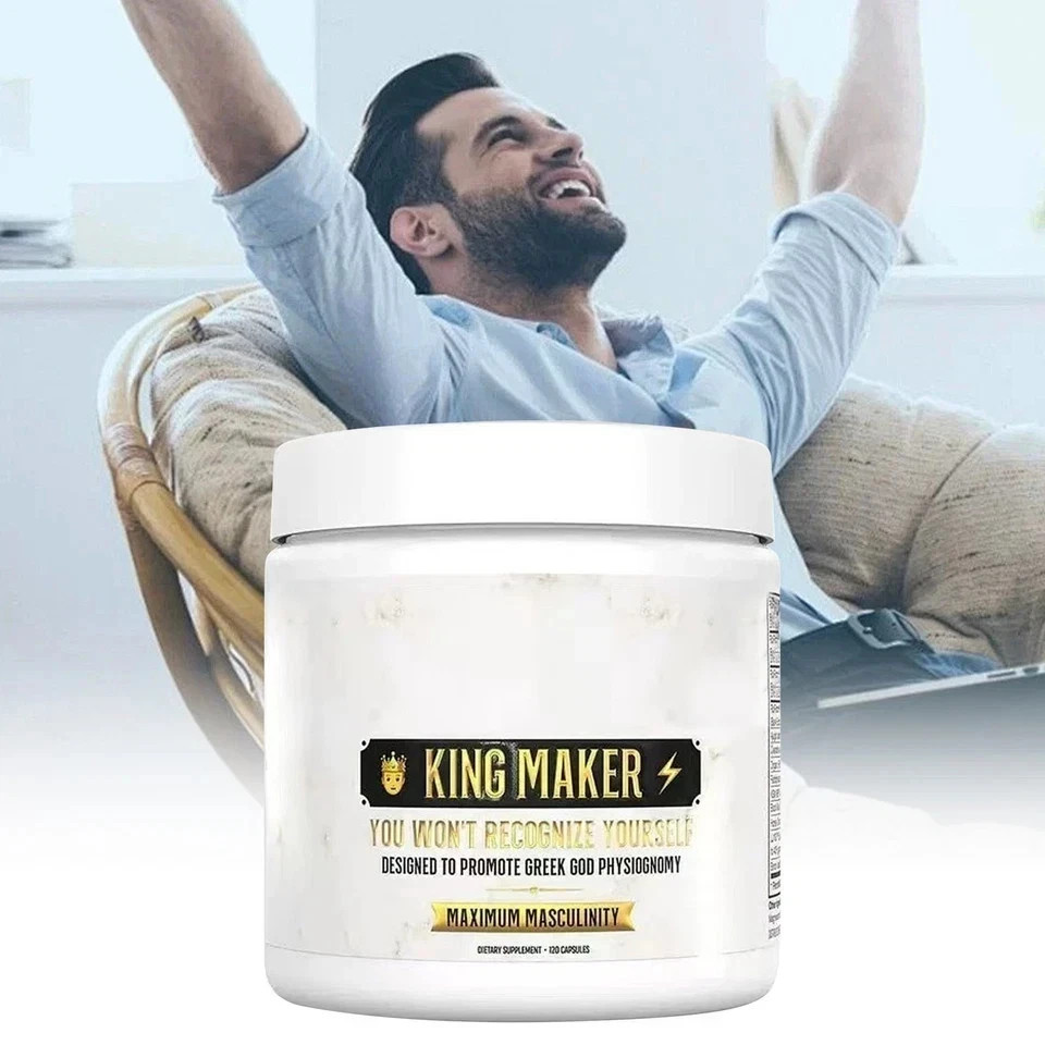 1-Pack King Maker 13-in-1 Nutritional Supplement for Men – 120 Capsules