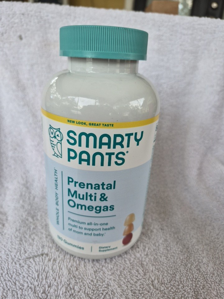 SmartyPants Prenatal Complete 120 Gummies No Artificial Flavors, Exp 04/ 2026