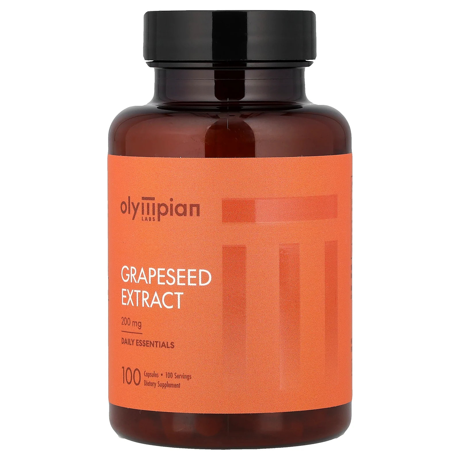 2 X Olympian Labs, Grapeseed Extract, 200 mg, 100 Capsules