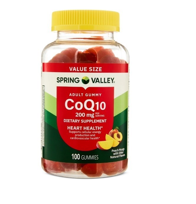 Spring Valley CoQ10 Supplement Gummies 200 mg 100 Count