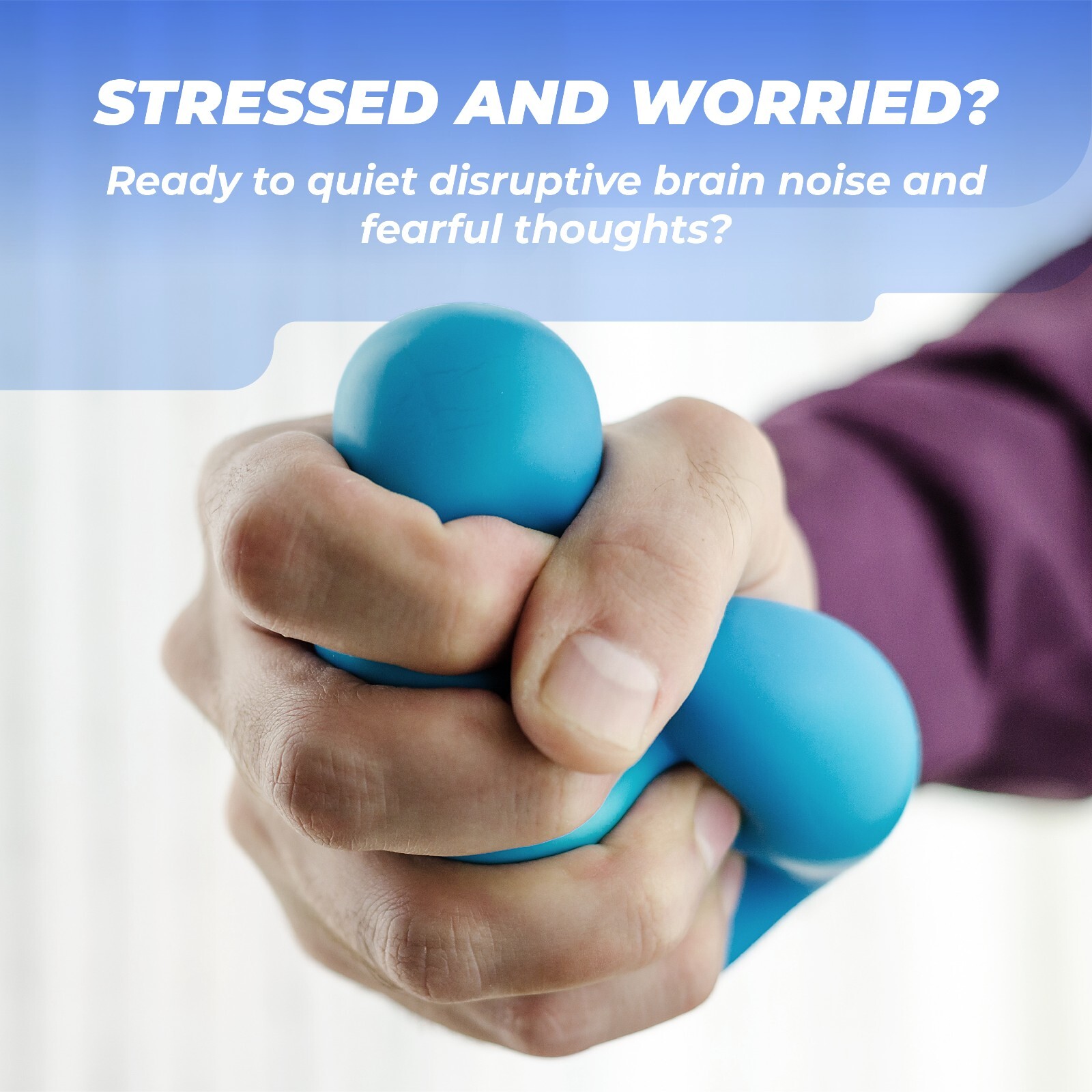 Stress Relief Supplement, Cortisol Blocker, Mood Support, PureHealth Research x6