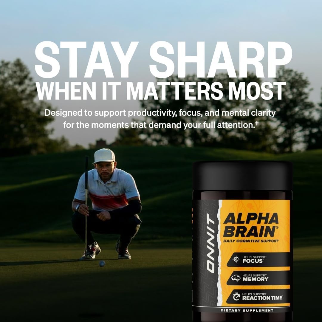 6-PACK lot Onnit Alpha Brain Jarrow PS100 Cognitive Support Capsules Lion’s Mane