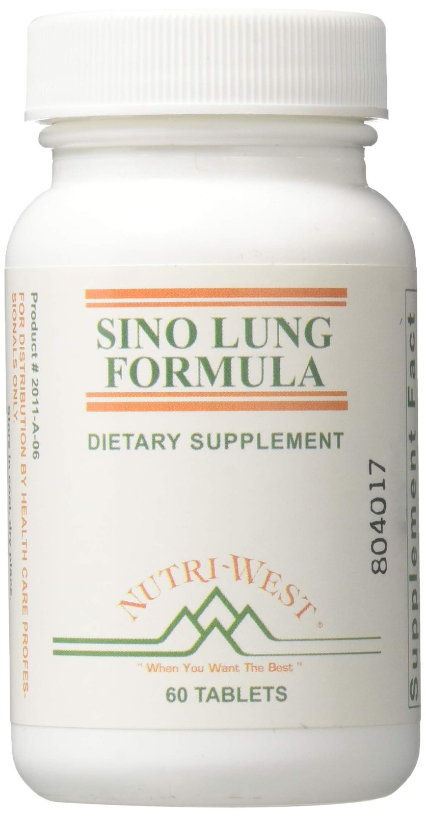 NutriWest SinoLung Formula 60 Tablets