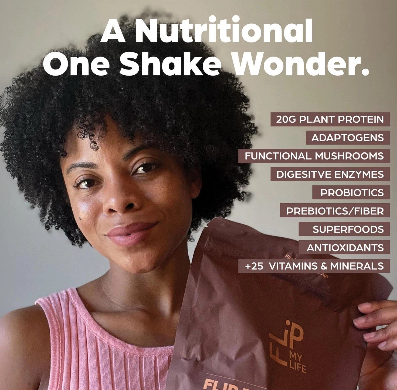 Flip 7 SuperFood – Chocolate | Plant Protein, Meal Replacement & Gut Support