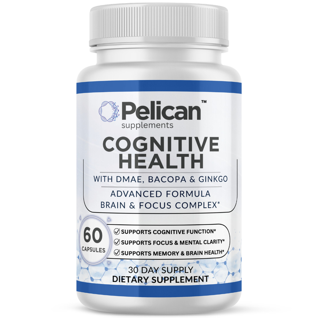 Pelican Cognitive Health – Brain, Focus & Memory Support – 60 Capsules