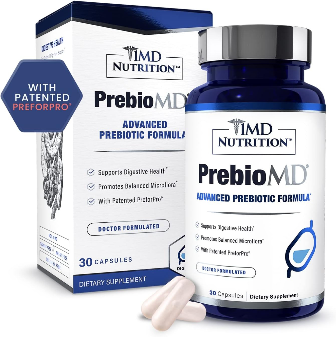 Prebiomd Prebiotic with Preforpro Support Healthy DigestionBeneficial EXP 07/25
