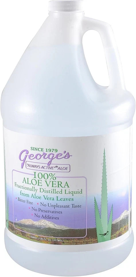 Warren Laboratories George’s 100% Aloe Vera Liquid 128 fl.oz