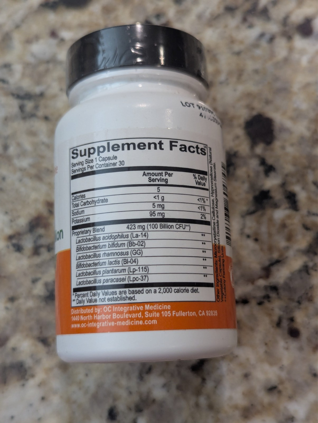 OC Integrative Medicine Probiotic 100 Billion CFU 30 capsules exp: 11/2026